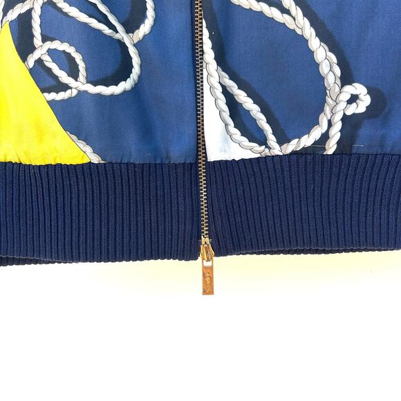 Vintage Ralph Lauren Silk Nautical Flag Print Scarf Vest Medium Colorful Preppy - Picture 6 of 8